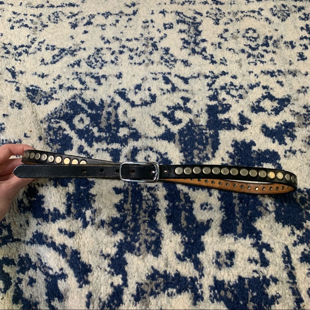 Wester Boho Chic Leather Studded belt